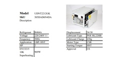 Холодильный агрегат UDNT2212GK