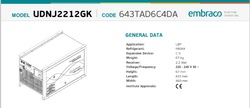 Холодильный агрегат UDNJ2212GK w/fan speed control